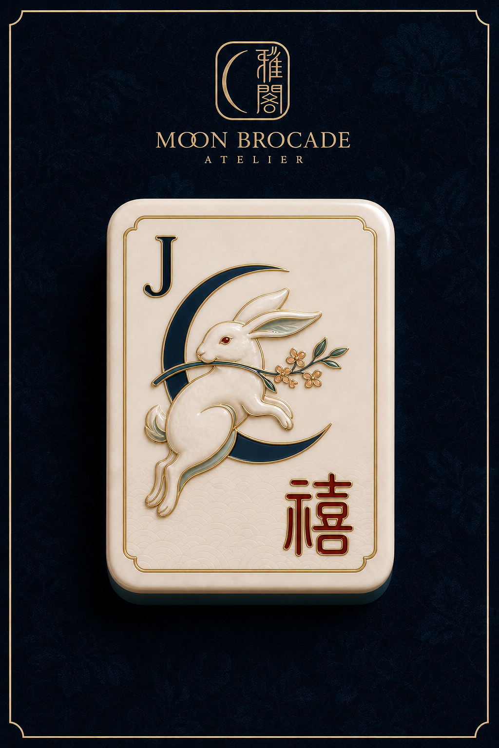 Moon Brocade Moon Rabbit Joker tile concept